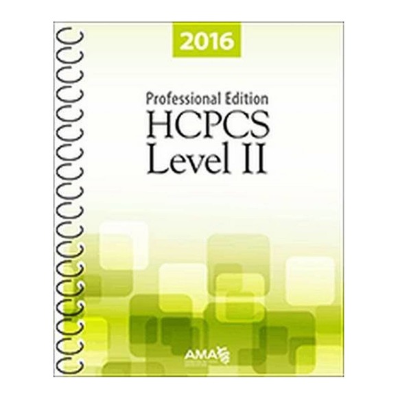 HCPCS 2016 Level II Professional Edition (HCPCS Level II (AMA)) 2016th Edition - Picture 1 of 3